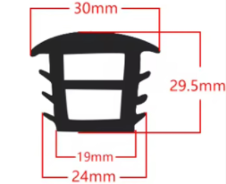 Solar Panel Sealing Waterproof Rubber Strip